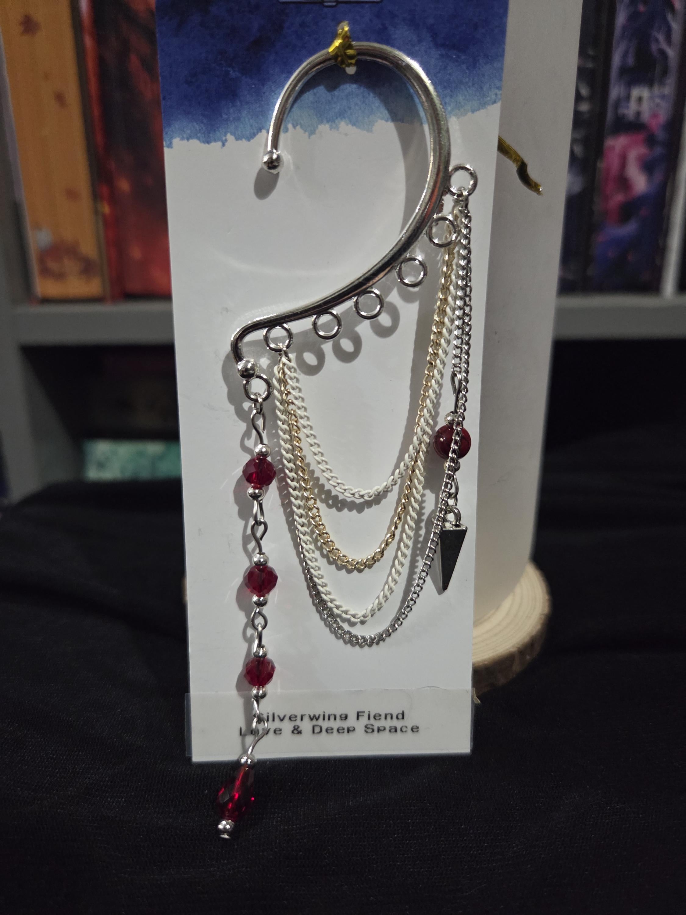 Sylus Silverwing Fiend Ear Cuff